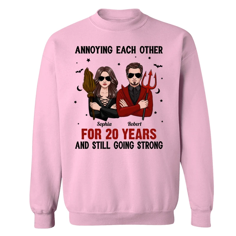 Halloween Couple Annoying Each Other Personalized Shirt - Image 19