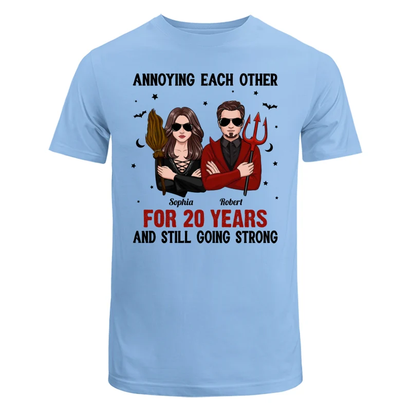 Halloween Couple Annoying Each Other Personalized Shirt - Image 8