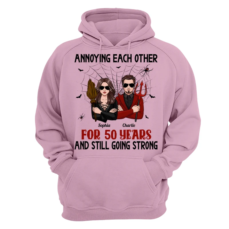 Halloween Couple Annoying Each Other Personalized Shirt - Image 15