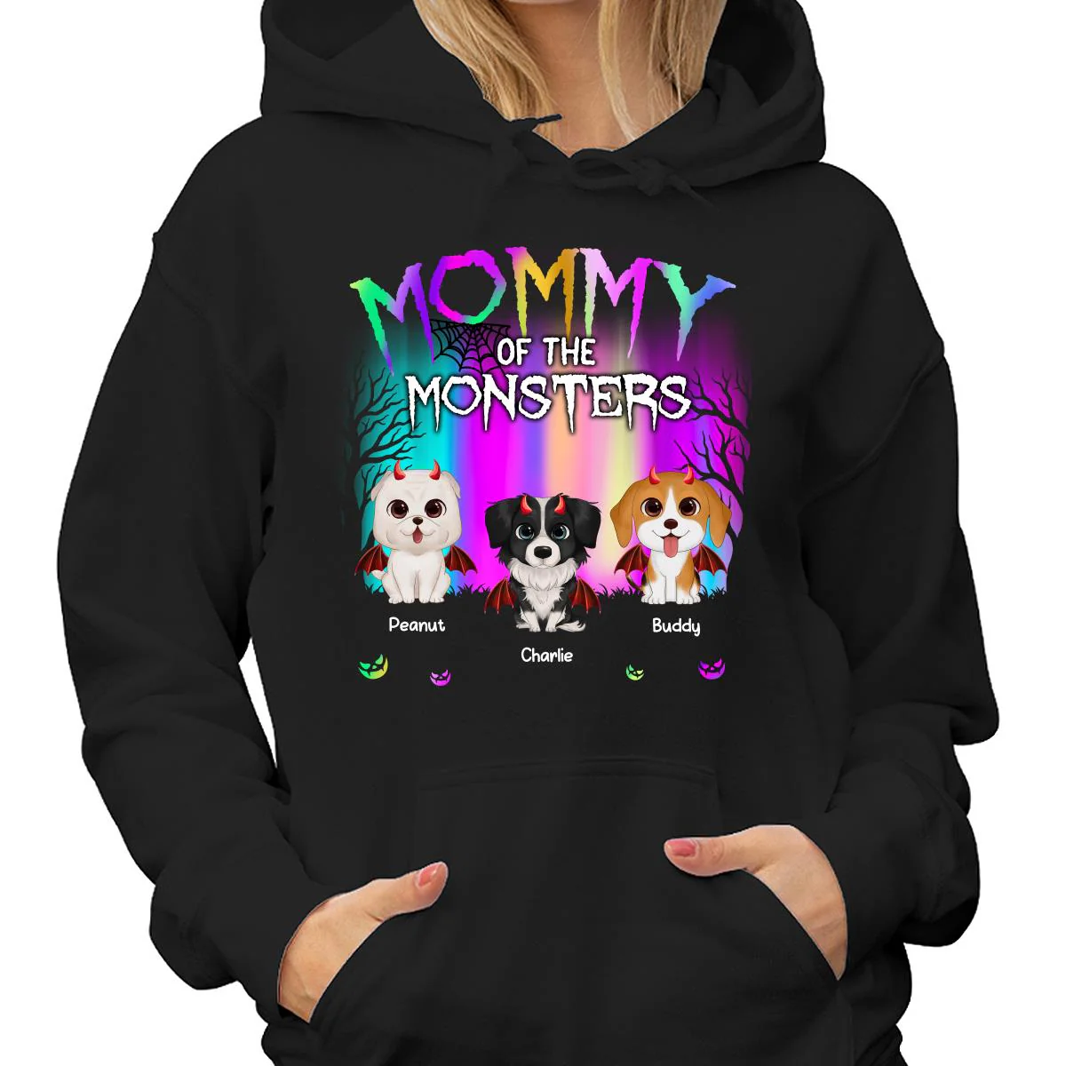 Halloween Dog Mom Aurora Personalized Shirt - Image 4