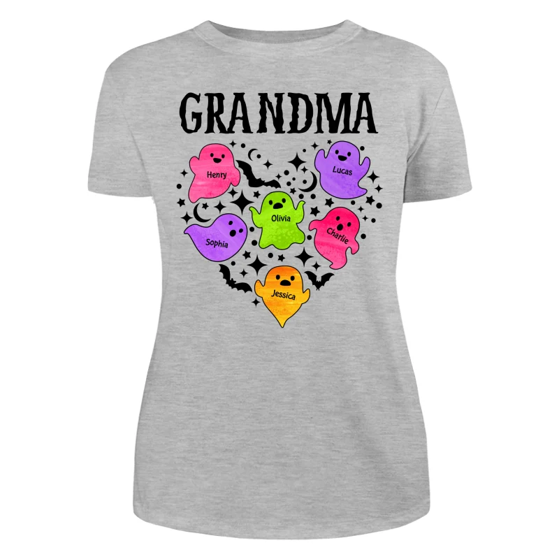 Halloween Grandma Boo Crew In Heart Personalized Shirt - Image 12