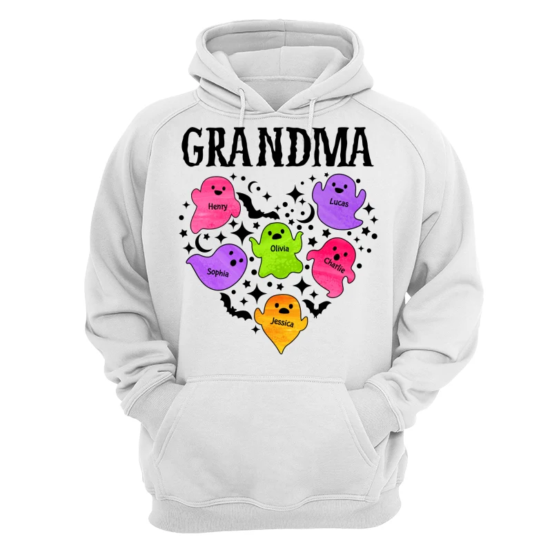 Halloween Grandma Boo Crew In Heart Personalized Shirt - Image 15