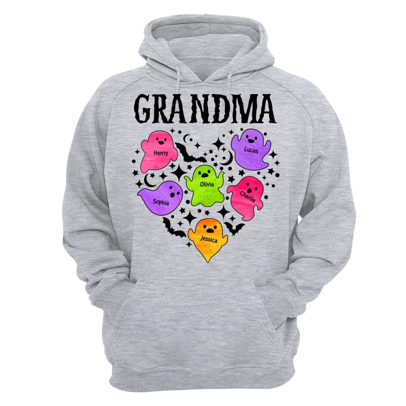 Halloween Grandma Boo Crew In Heart Personalized Shirt - Image 16