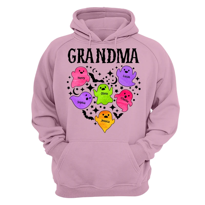 Halloween Grandma Boo Crew In Heart Personalized Shirt - Image 17