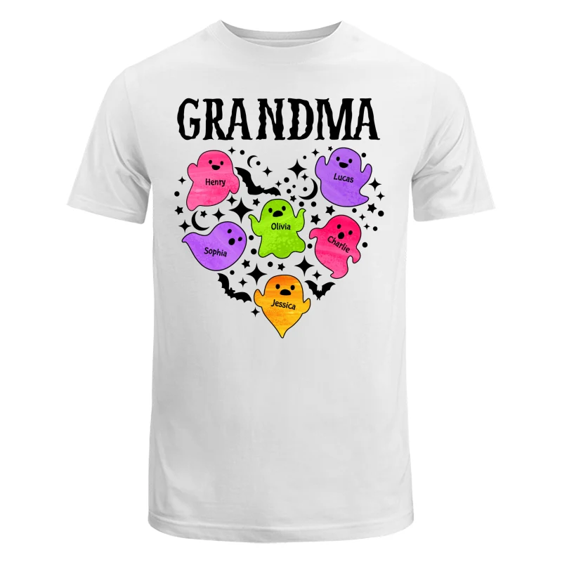 Halloween Grandma Boo Crew In Heart Personalized Shirt - Image 7