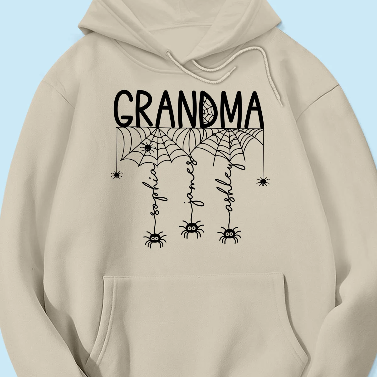 Halloween Grandma Mom Spooky Spiders - Personalized Shirt - Image 24