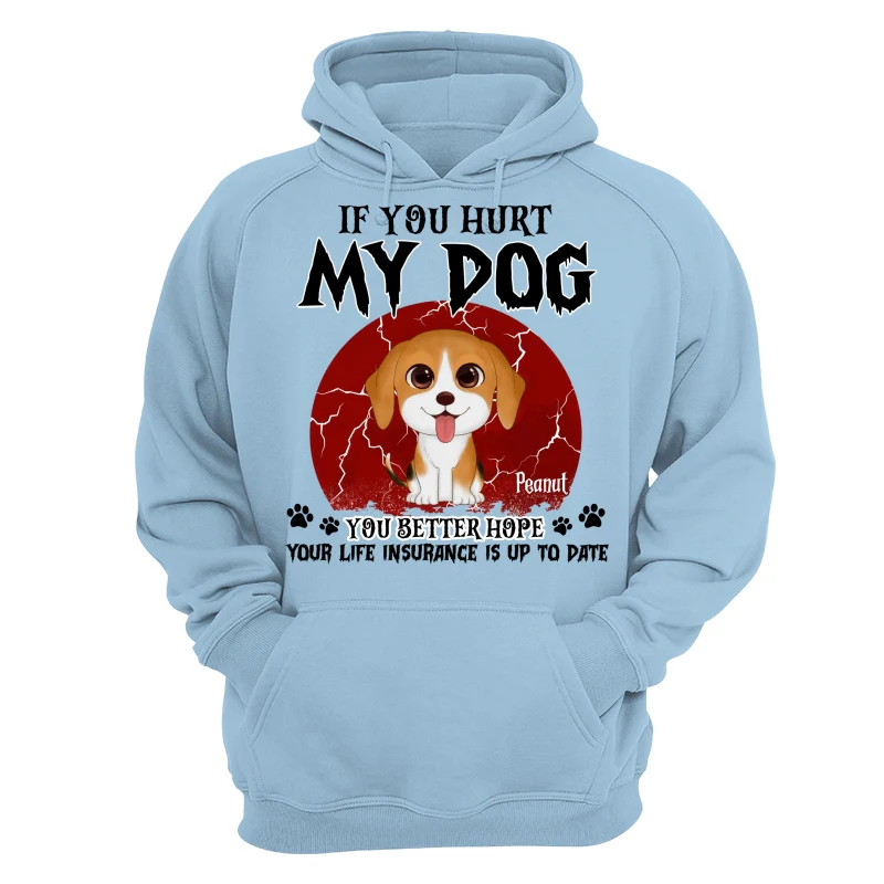 Halloween If You Hurt My Watercolor Cute Dogs Personalized Shirt - Image 16