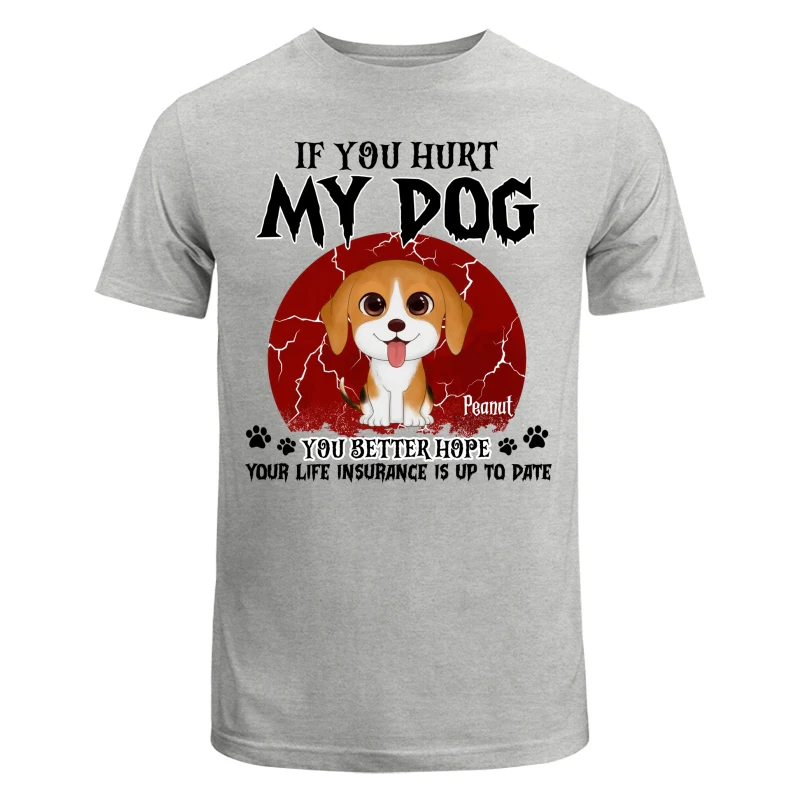 Halloween If You Hurt My Watercolor Cute Dogs Personalized Shirt - Image 6