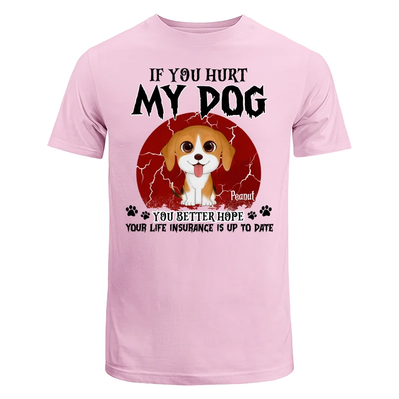 Halloween If You Hurt My Watercolor Cute Dogs Personalized Shirt - Image 7
