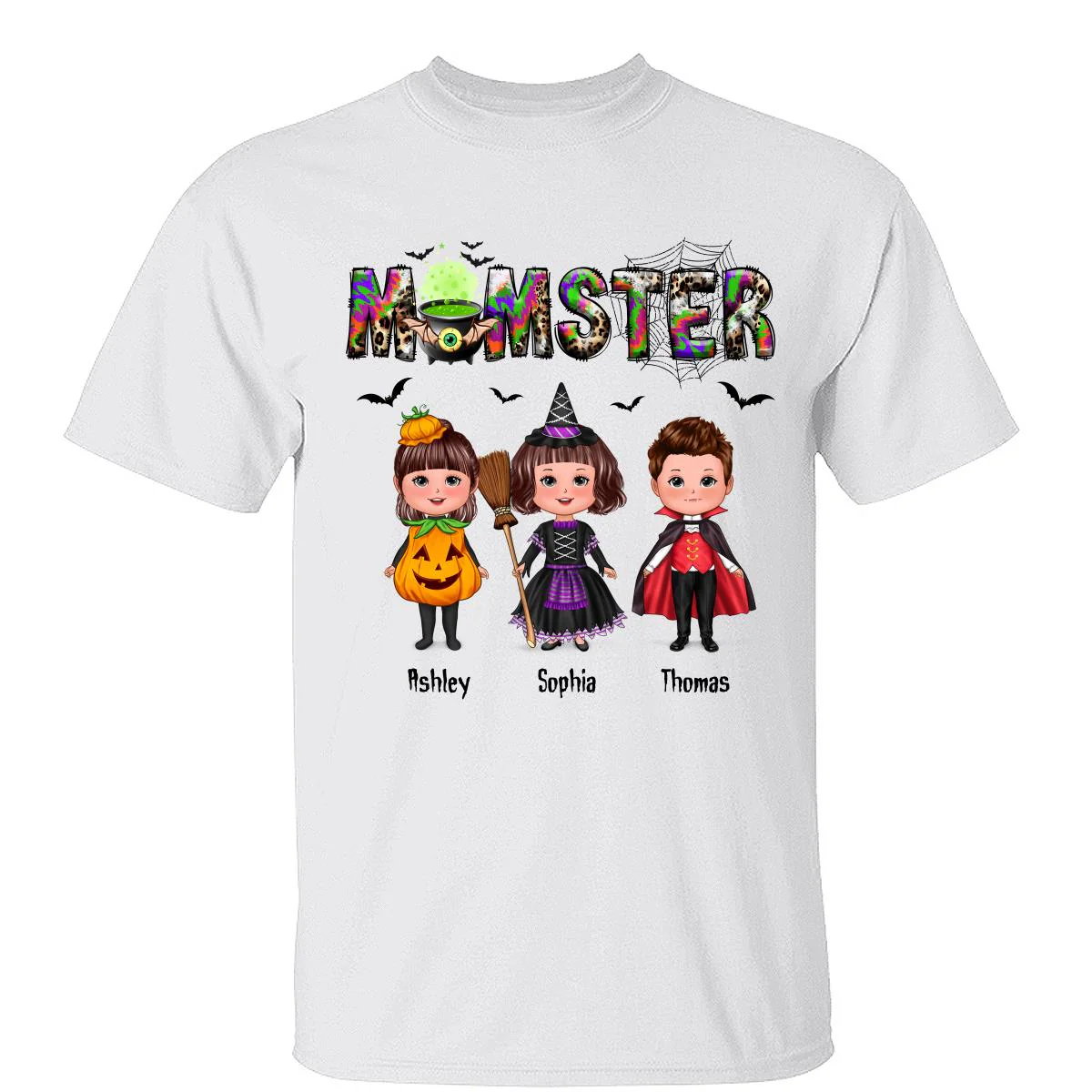 Halloween Momster Doll Kids Gift For Mom Personalized Shirt