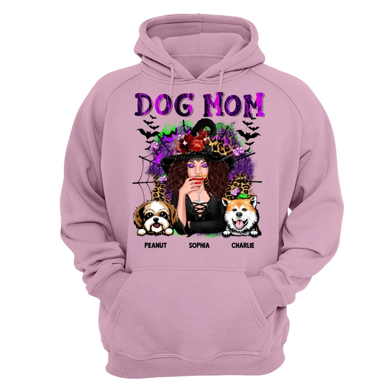 Halloween Neon Leopard Dog Mom Personalized Shirt - Image 15