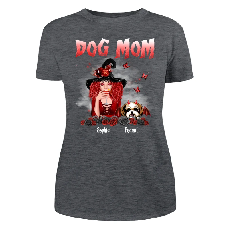 Halloween Roses Dog Mom Personalized Shirt - Image 10