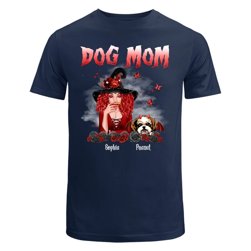 Halloween Roses Dog Mom Personalized Shirt - Image 6