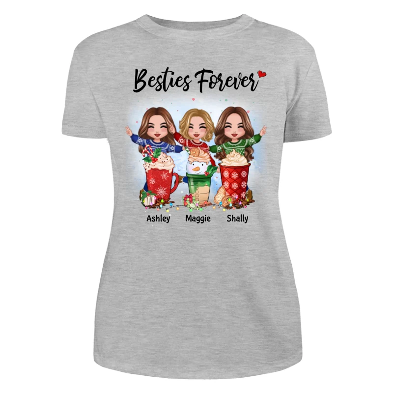 Happy Doll Besties Forever Personalized Shirt - Image 10