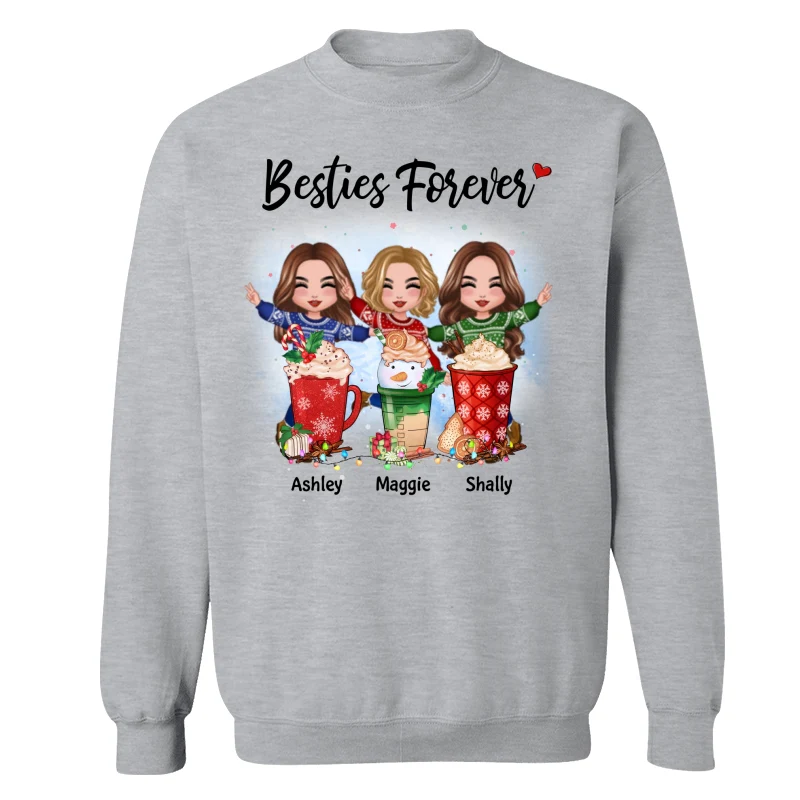 Happy Doll Besties Forever Personalized Shirt - Image 14