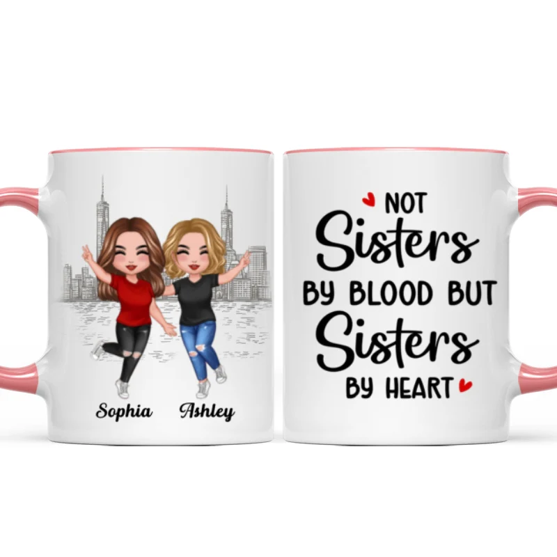 Happy Doll Besties Gift For Best Friends Personalized Mug - Image 10