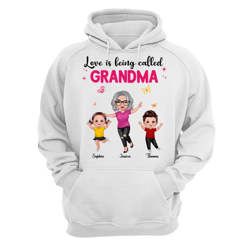 Happy Doll Grandma Grandkids Love Is Being Called Grandma Personalized Shirt - Image 13