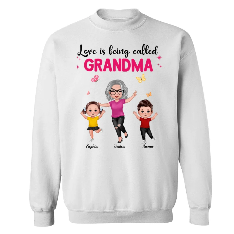 Happy Doll Grandma Grandkids Love Is Being Called Grandma Personalized Shirt - Image 17