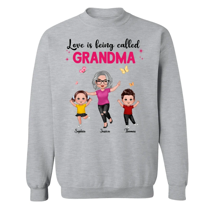 Happy Doll Grandma Grandkids Love Is Being Called Grandma Personalized Shirt - Image 18
