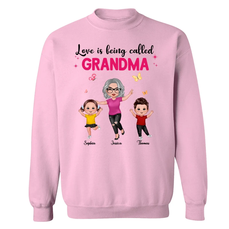 Happy Doll Grandma Grandkids Love Is Being Called Grandma Personalized Shirt - Image 19
