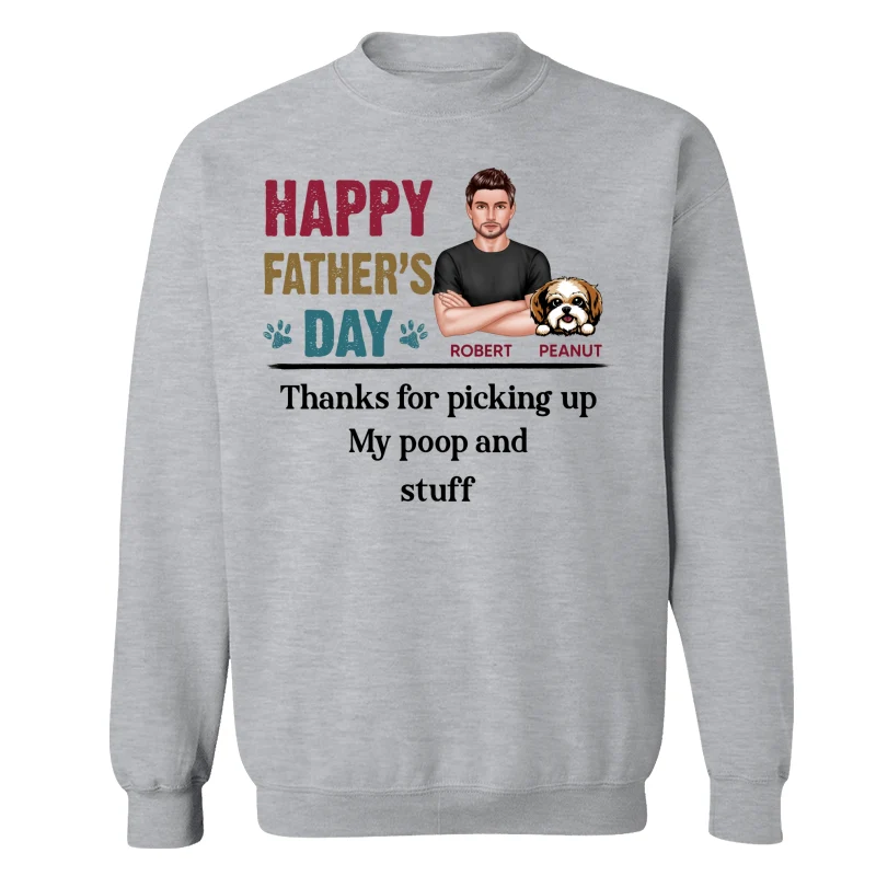 Happy Father‘s Day Dog Dad Retro Personalized Shirt - Image 18