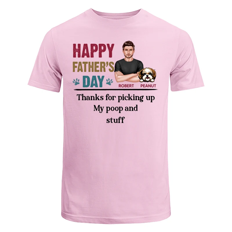 Happy Father‘s Day Dog Dad Retro Personalized Shirt - Image 7