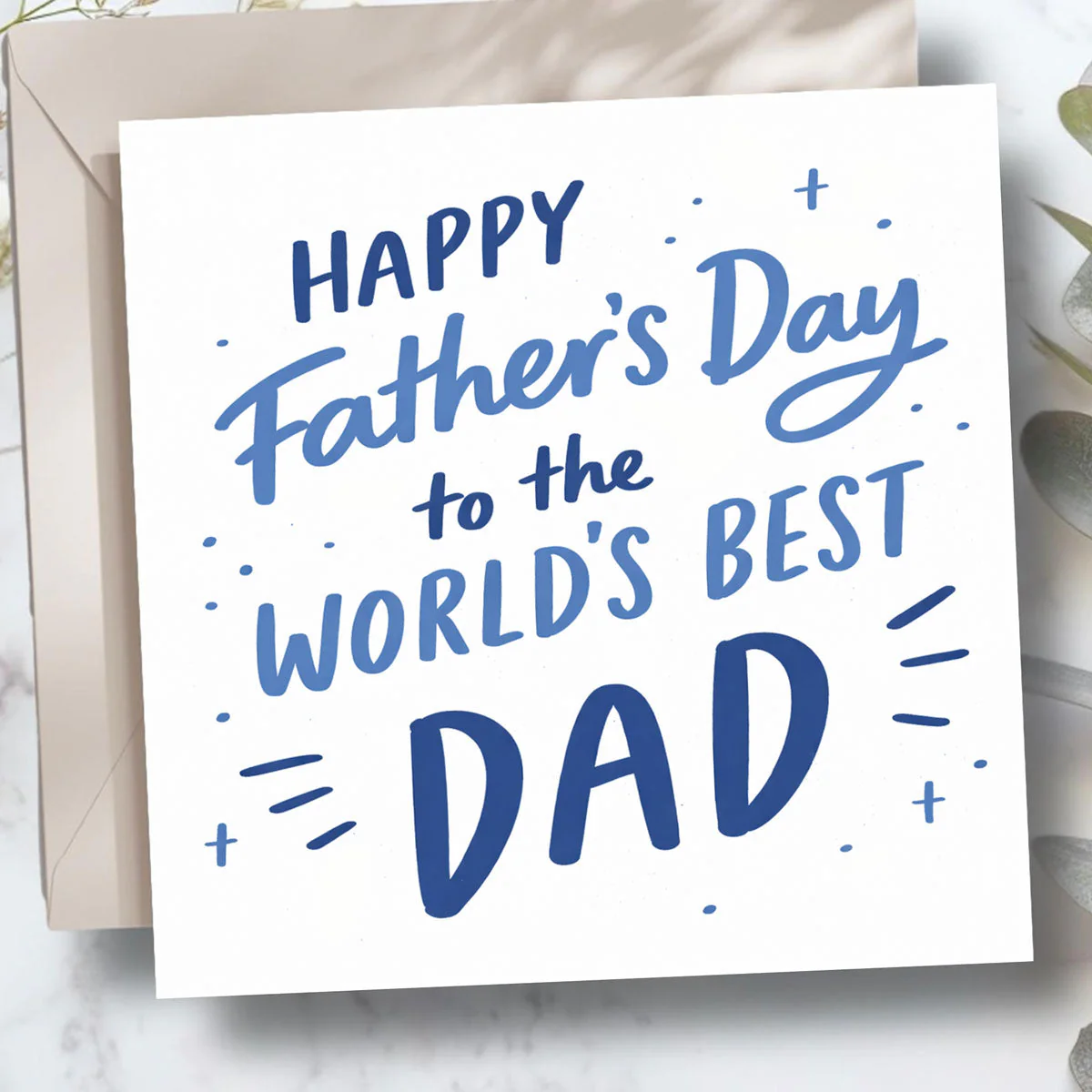 Happy Father's Day To The World's Best Dad Card - Image 3