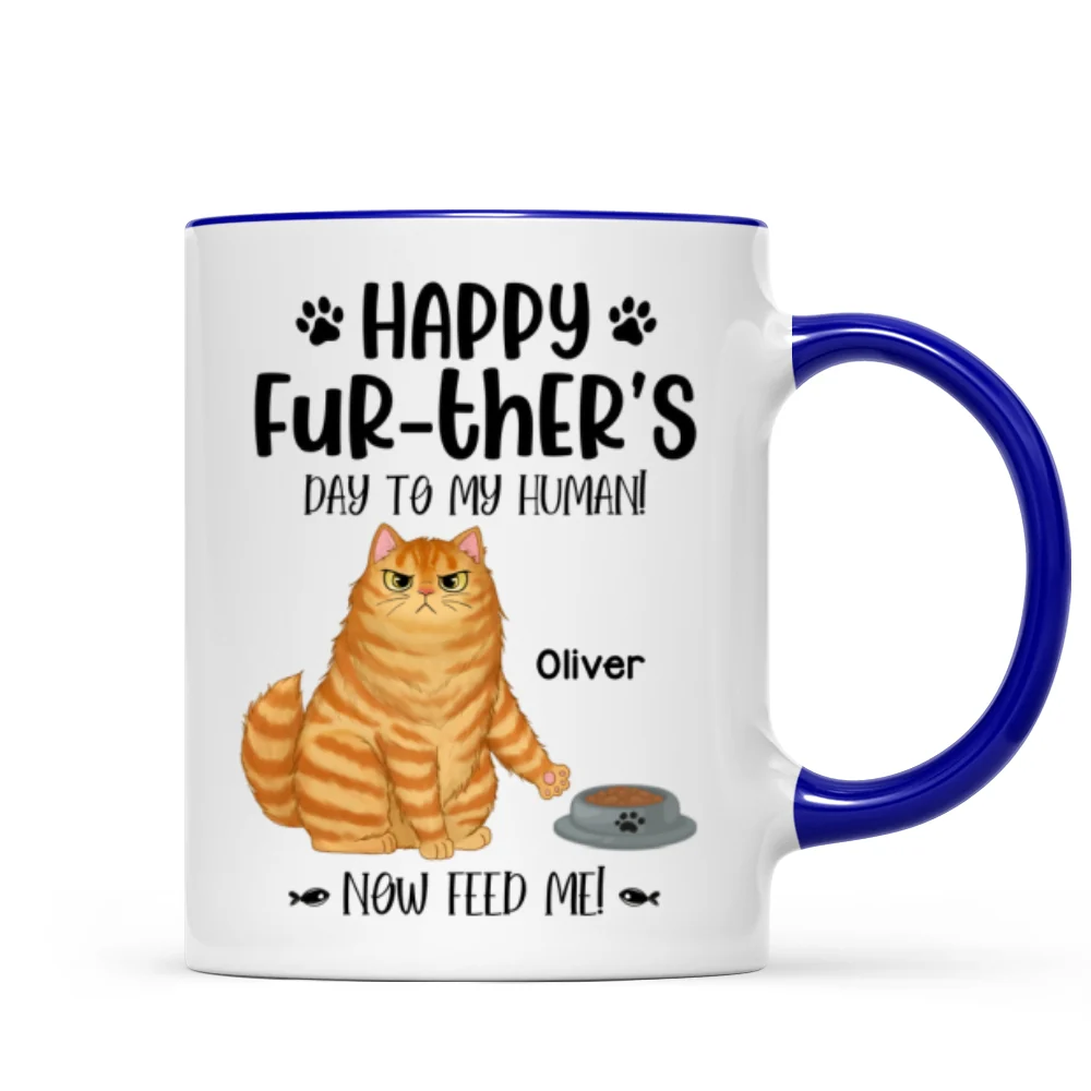 Happy Further‘s Day Sassy Cats Personalized Mug - Image 6