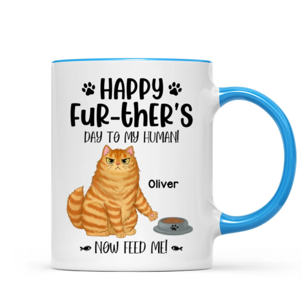 Happy Further‘s Day Sassy Cats Personalized Mug - Image 8