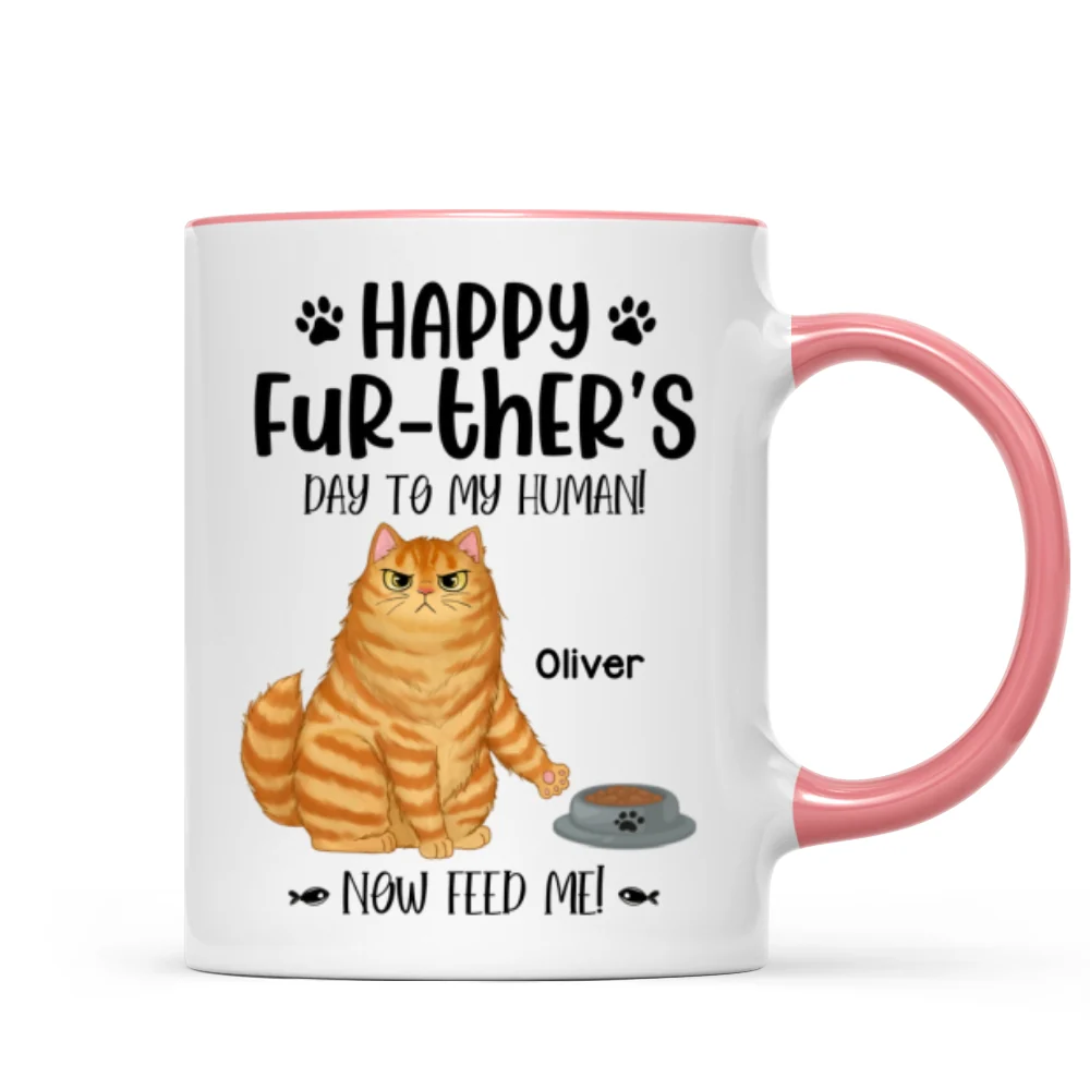 Happy Further‘s Day Sassy Cats Personalized Mug - Image 9