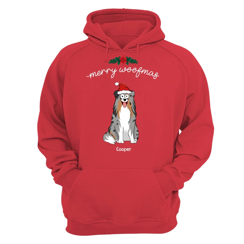Happy Howlidays Merry Woofmas Cartoon Dogs Gift For Dog Lover Personalized Shirt - Image 15