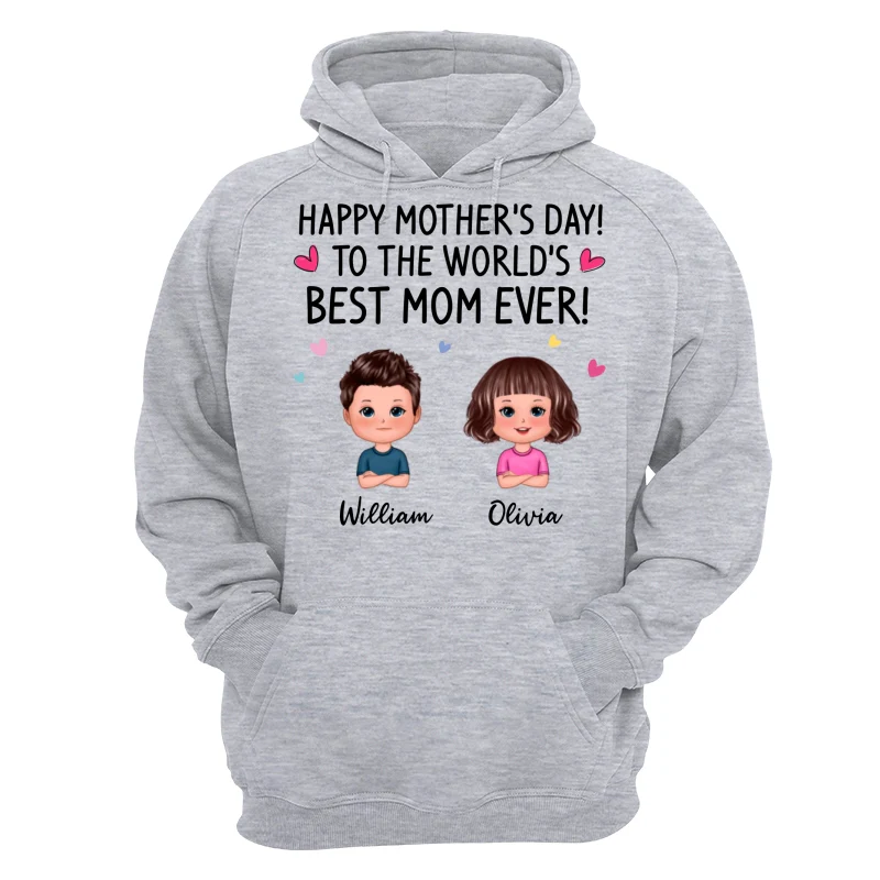 Happy Mother‘s Day To The World Best Mom Grandma Doll Kids Personalized Shirt - Image 14