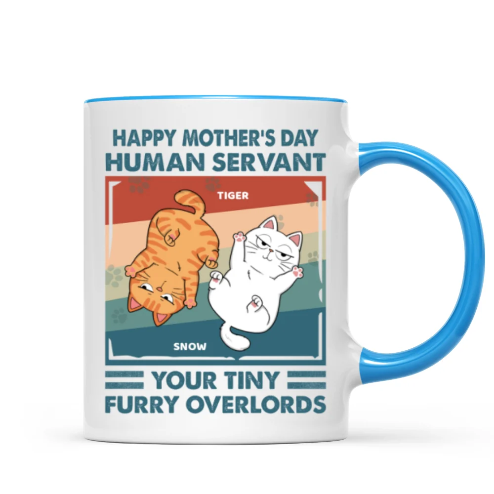 Happy Mother's Day Human Servant Retro Personalized Mug - Image 10