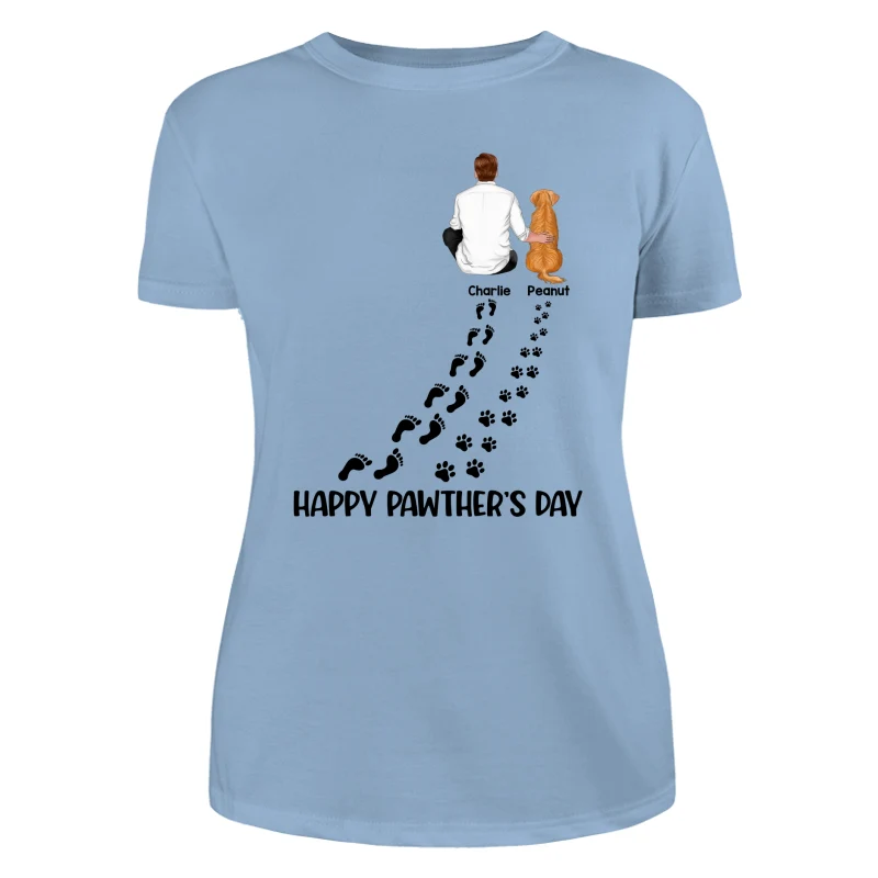 Happy Pawther‘s Day Dog Dad Personalized Shirt - Image 12