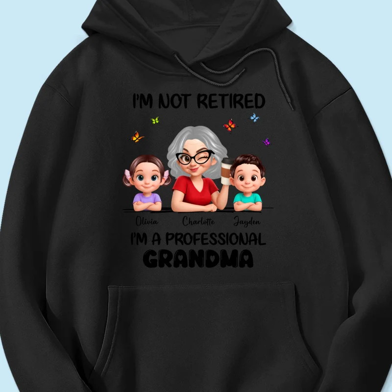 Happy Retired Professional Grandma - Personalized Shirt - Funny Retirement Gift, Gift For Grandma, Mom - Image 63