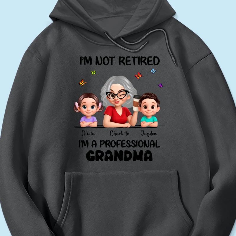 Happy Retired Professional Grandma - Personalized Shirt - Funny Retirement Gift, Gift For Grandma, Mom - Image 65