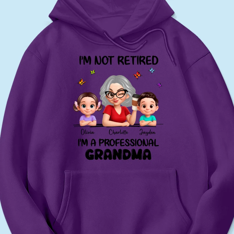 Happy Retired Professional Grandma - Personalized Shirt - Funny Retirement Gift, Gift For Grandma, Mom - Image 66