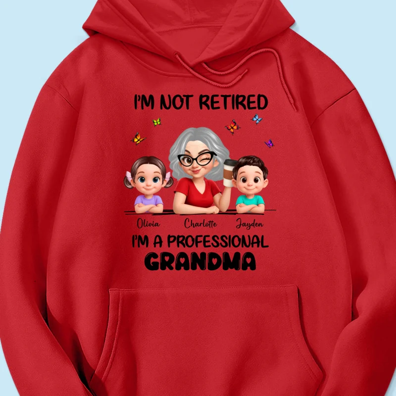 Happy Retired Professional Grandma - Personalized Shirt - Funny Retirement Gift, Gift For Grandma, Mom - Image 69