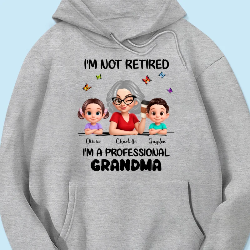 Happy Retired Professional Grandma - Personalized Shirt - Funny Retirement Gift, Gift For Grandma, Mom - Image 72
