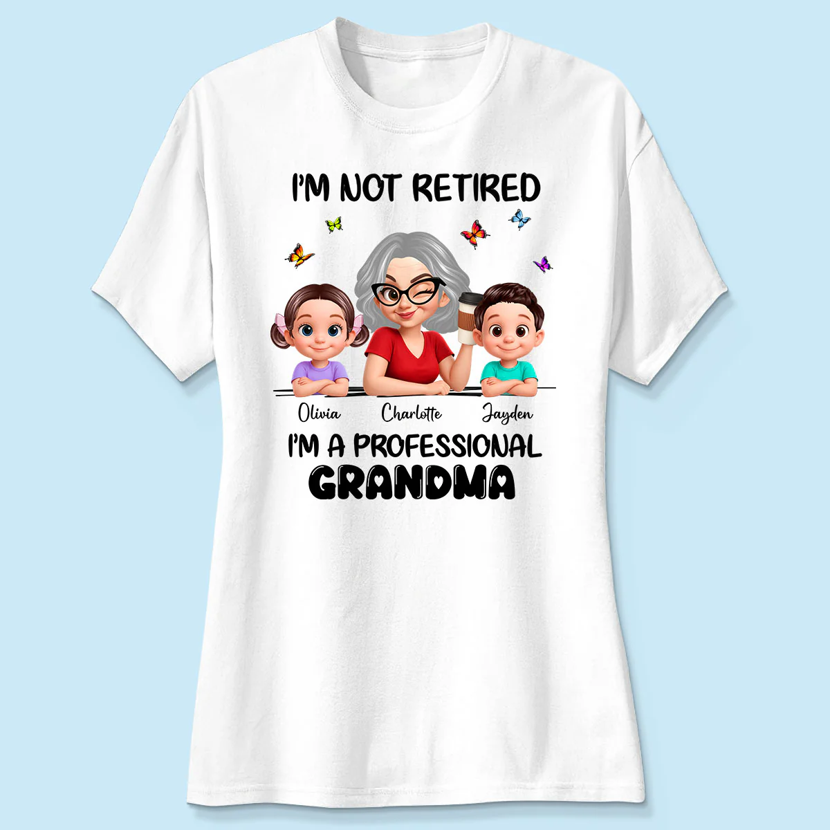 Happy Retired Professional Grandma - Personalized Shirt - Funny Retirement Gift, Gift For Grandma, Mom - Image 8