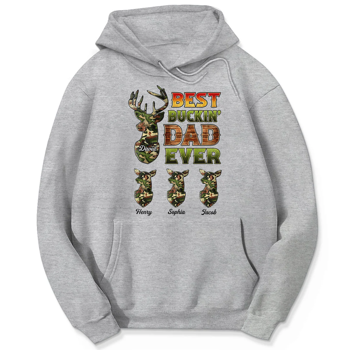 Hunting Best Buckin‘ Dad Ever Personalized Shirt - Image 4