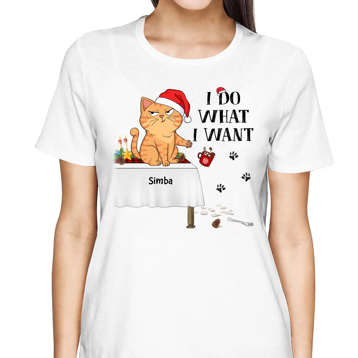 I Do What I Want Funny Cats Expression Personalized Shirt - Image 2