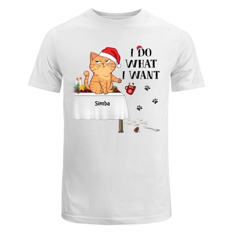 I Do What I Want Funny Cats Expression Personalized Shirt - Image 5