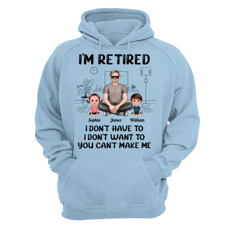 I‘m Retired Grandpa And Kids Personalized Shirt - Image 16