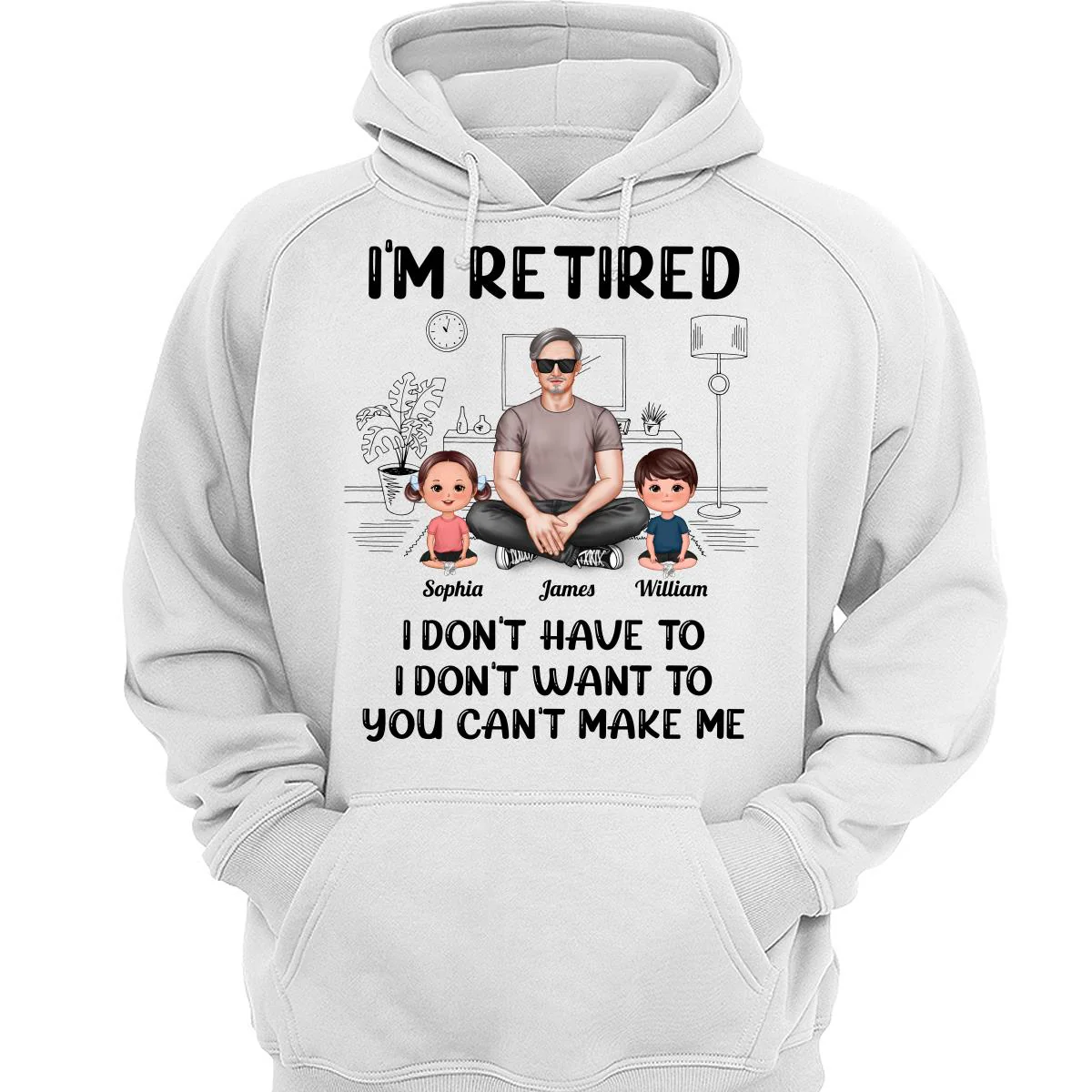 I‘m Retired Grandpa And Kids Personalized Shirt - Image 3