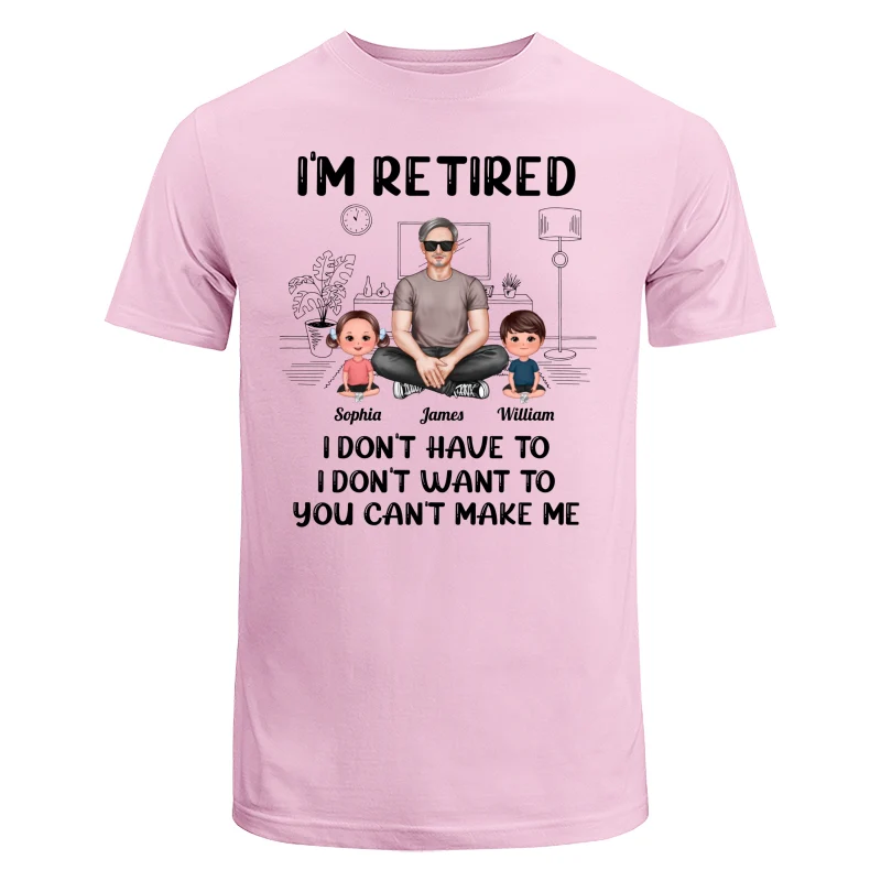 I‘m Retired Grandpa And Kids Personalized Shirt - Image 7