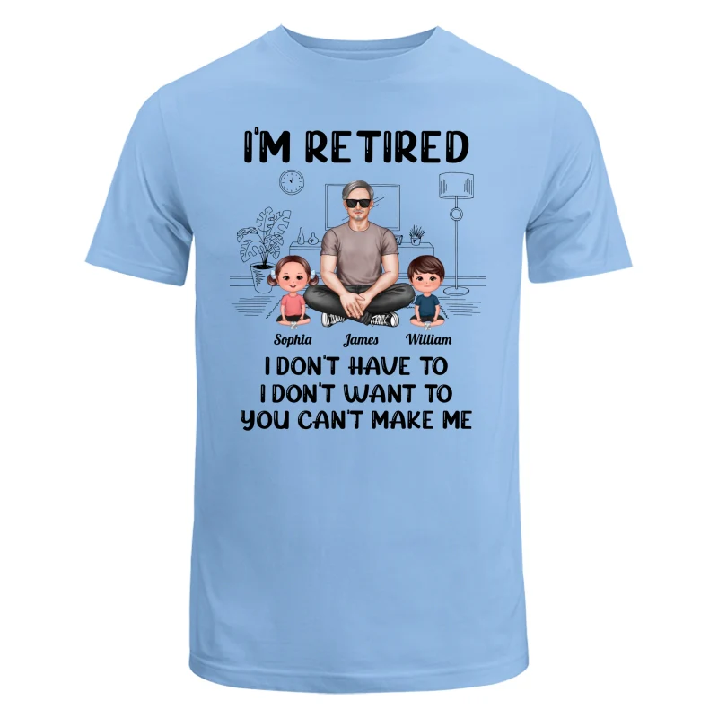 I‘m Retired Grandpa And Kids Personalized Shirt - Image 8