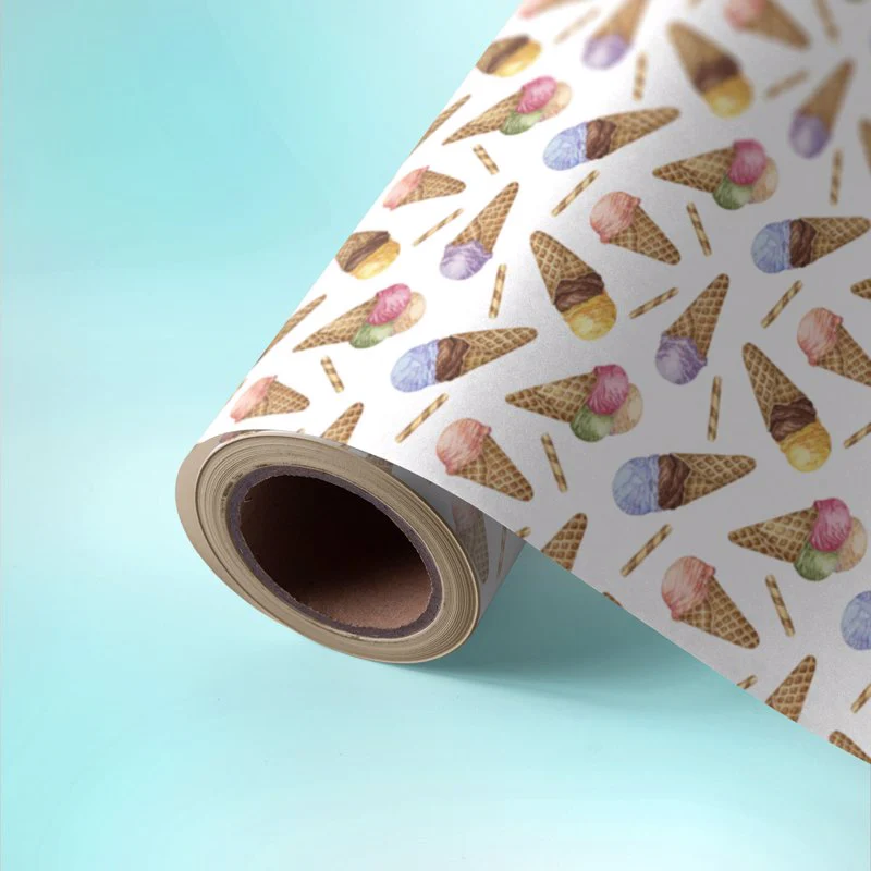 Ice Cream Cones Gift Wrapping Paper - Image 2