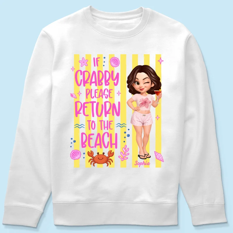 If Crabby Return To The Beach - Personalized Shirt - Summer Funny Shirt - Image 20