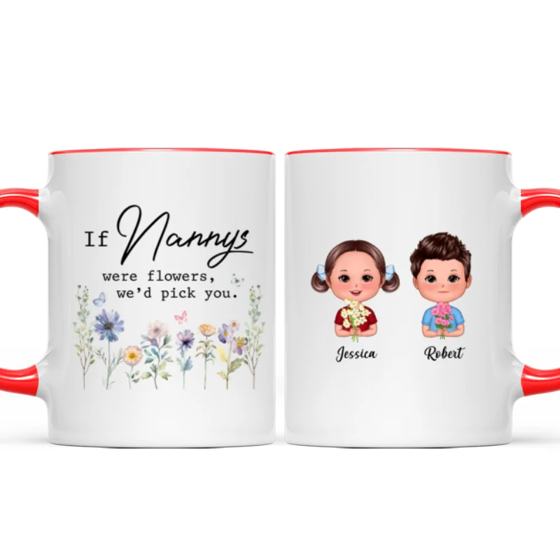 If Grandmas Were Flowers I'd Pick You Gift For Grandma Personalized Mug - Image 10